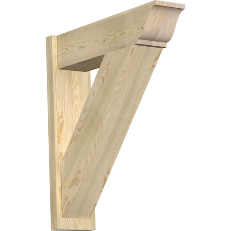 Ekena Millwork Traditional Rough Sawn Traditional Outlooker, Douglas Fir, 8"W x 30"D x 34"H OUT08X30X34TRA01RDF